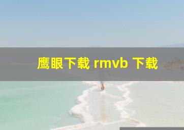 鹰眼下载 rmvb 下载